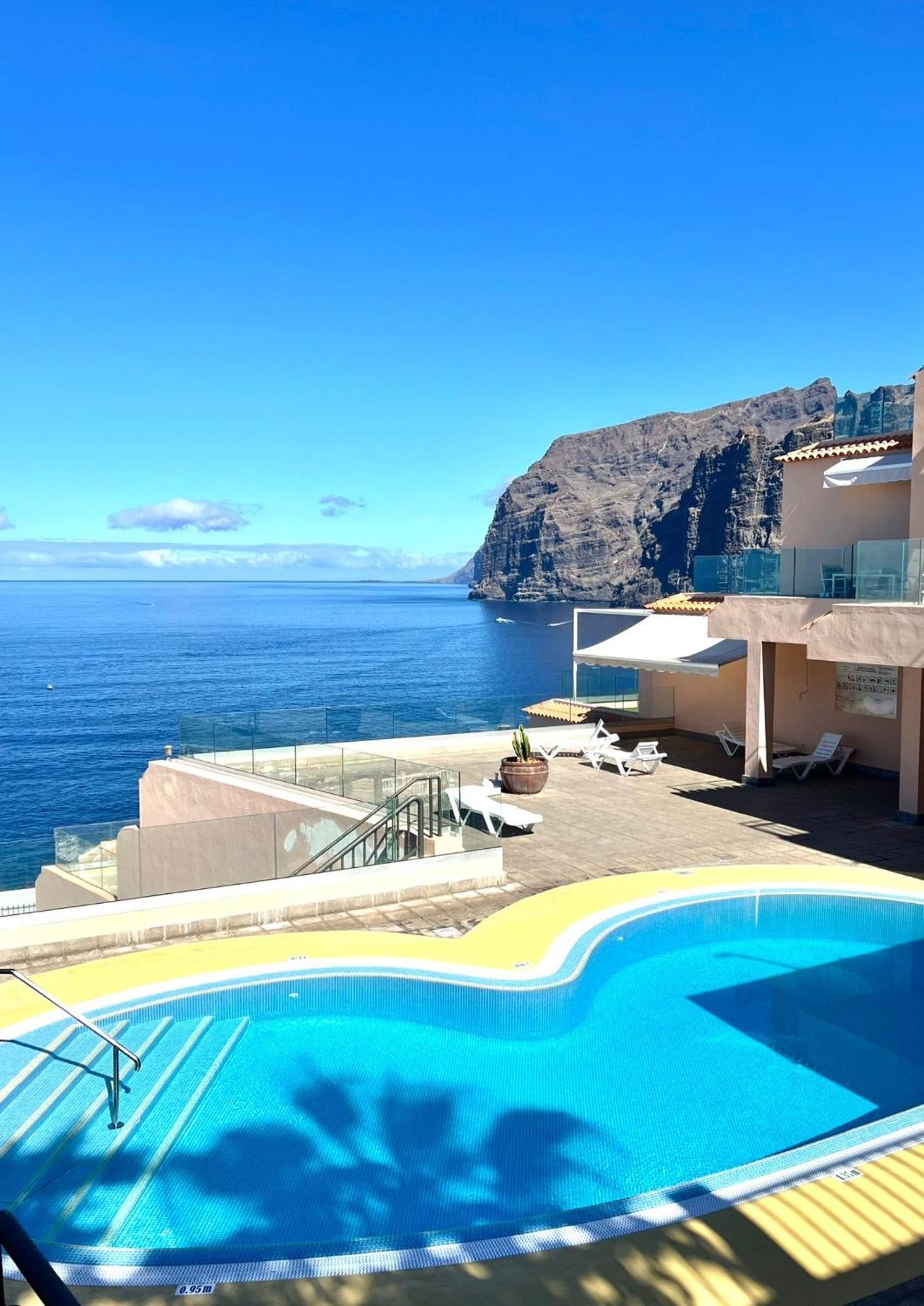 Apartamento Incleibles Vistas Al Oceano Y Piscina. Acantilado de los Gigantes Bagian luar foto