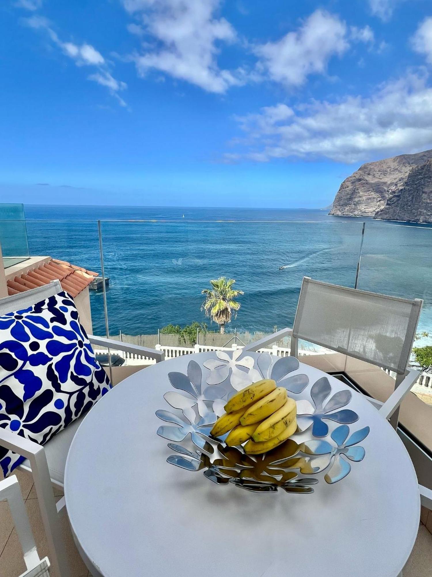 Apartamento Incleibles Vistas Al Oceano Y Piscina. Acantilado de los Gigantes Bagian luar foto